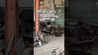Abandoned Garage Restoration | Satisfying Transformation #shorts #satisfying