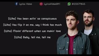 The Chainsmokers - Who Do You LOVE - lyrics video