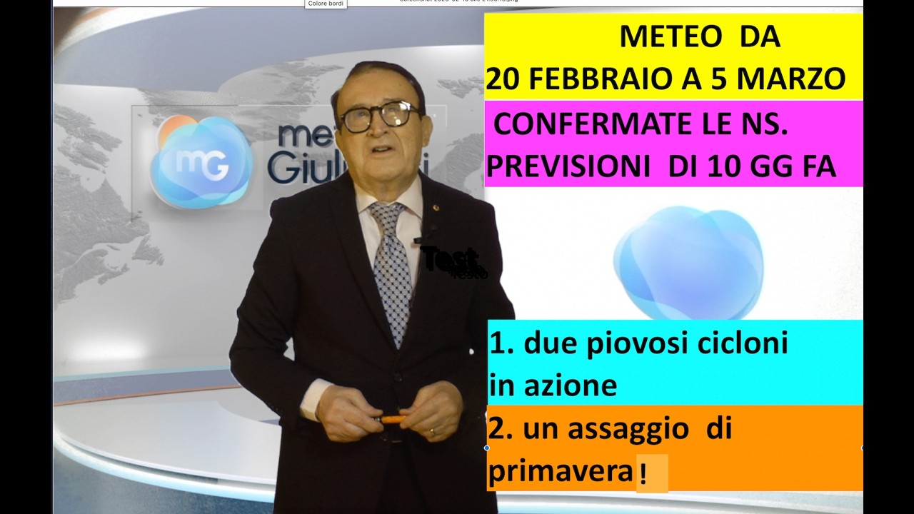 METEO FINO 5 MARZO.  AGGIORNAMENTO