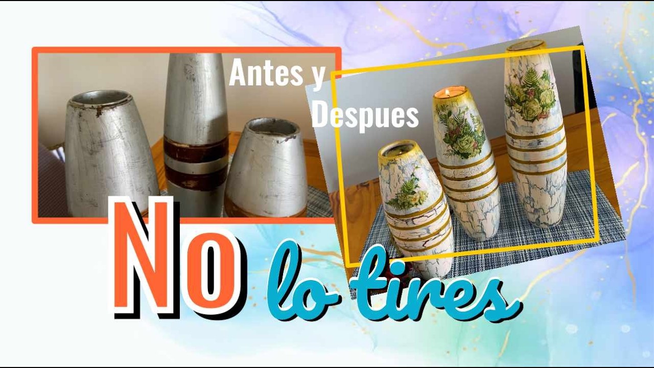 De MADERA VIEJA a DECORACIÓN HERMOSA 😍 Reciclaje creativo paso a paso ♻️