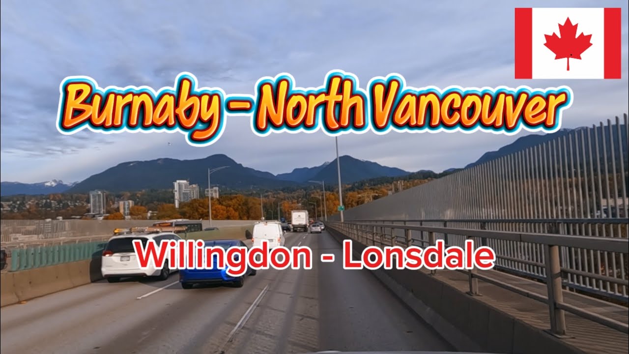 Fall Drive BC 🇨🇦: Burnaby - North Vancouver (Willingdon - Lonsdale)