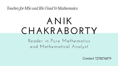 Measure Theory | Class 1 | Part 2