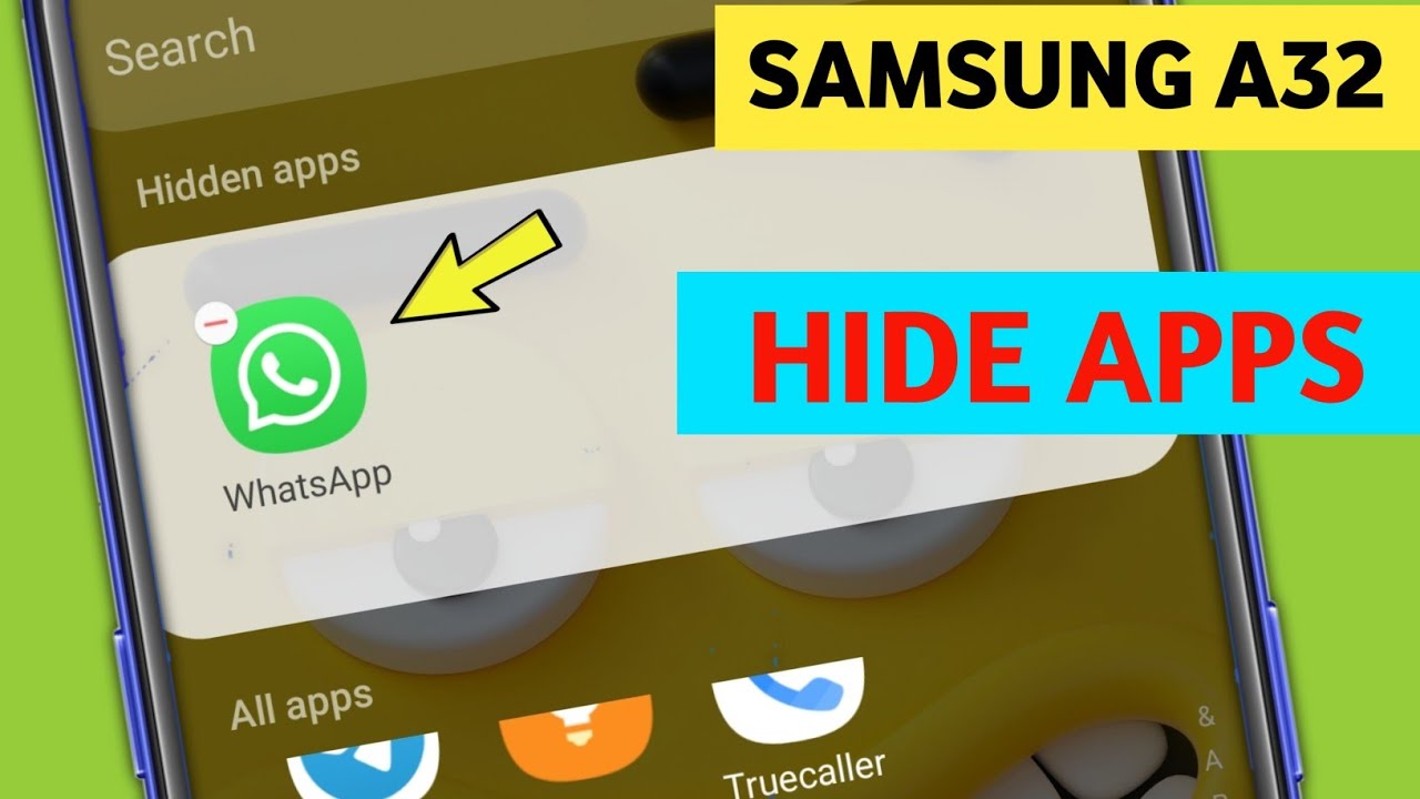 Samsung Galaxy A32 : Hide Apps, Photos, Videos, Files - YouTube