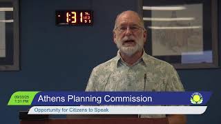 Athens Planning Commission - September 3, 2025