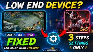 HOW TO FIX LAG & FPS DROPS IN MLBB! 🔥 | Best Settings for Smooth Gameplay