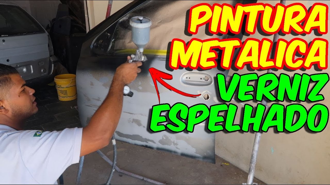 PINTURA AUTOMOTIVA  METÁLICA - VERNIZ ESPELHADO PASSO A PASSO!