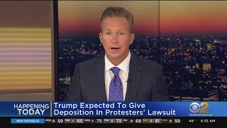 Former President Trump Expected To Record Video Deposition In Trump Tower Security Lawsuit