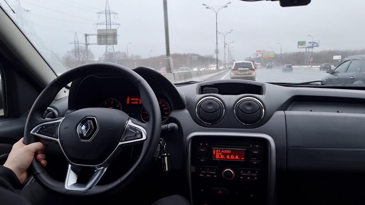 Эстетика вождения дизельного Рено Дастер на трассе - YouTube