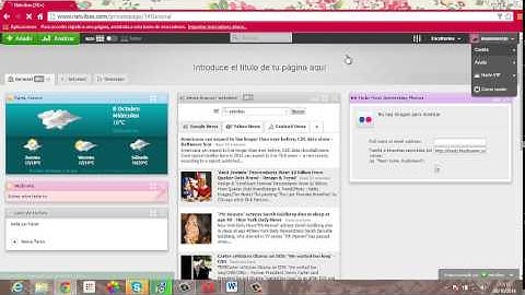 Tutorial de Lector RSS Netvibes