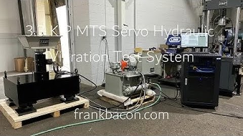 3.3 KIP MTS Servo Hydraulic Vibration Test System for ISTA & Package Testing
