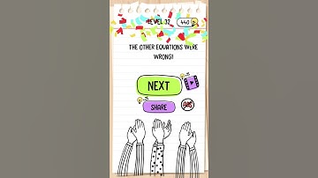 Brain test level 32 [ 3+8= ? ]