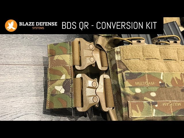 Blaze Defence - DBS QR - Plate Carrier Quick Release System - YouTube