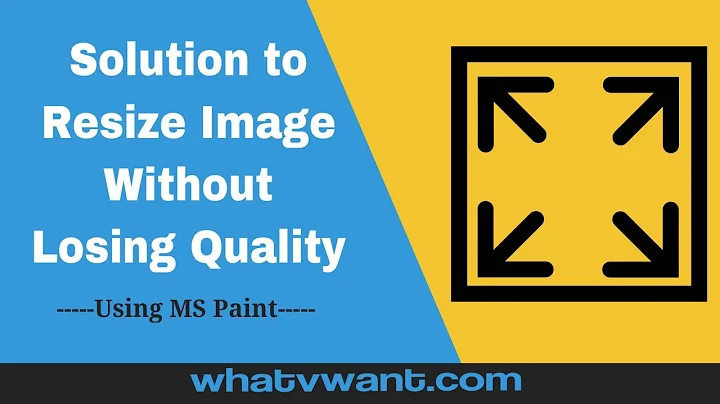 How to Resize Image Without losing The Quality Using MS Paint