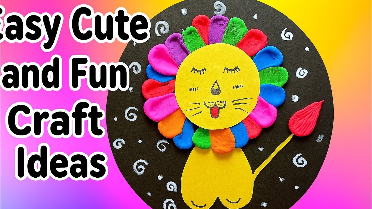 How To Make Tiger with Clay | DIY Paper Tiger Making | Paper Craft Ideas 