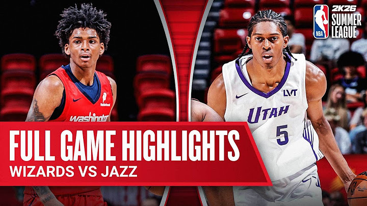 WIZARDS vs JAZZ | NBA SUMMER LEAGUE | FULL GAME HIGHLIGHTS | July 16, 2025