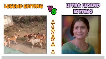 Legend Editing VS Ultra Legend Editing 😁😂 #memes #girlsvsboys #edit