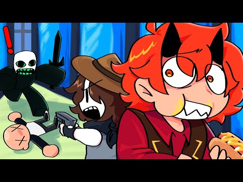 comendo para SOBREVIVER no DIE OF DEATH do roblox