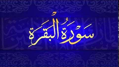 سورة البقرة للشيخ بندر بليلة