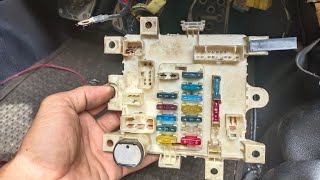 Cara lepas fuse box suzuki esteem - belajar kelistrikan mobil