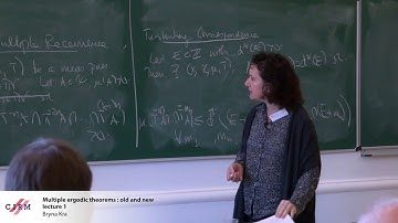 Bryna Kra :  Multiple ergodic theorems: old and new - lecture 1