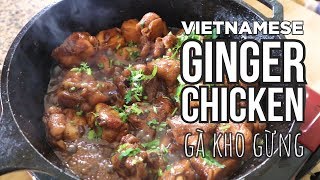 Vietnamese Ginger Chicken - Ga Kho Gung