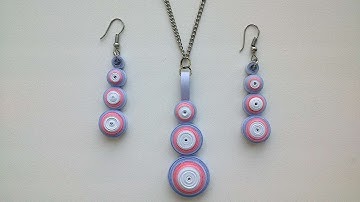 How To Make A Necklace And Earrings Quilling - DIY Crafts Tutorial - Guidecentral