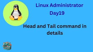 Day19 Head and Tail Command | Head and Tail command Explained #linux  #linux_tutorial #devops