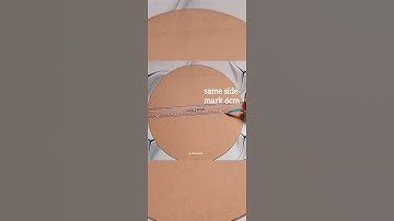 How to find the center of a rectangle||lippan art for beginners🎨~How to find center of a circle#art