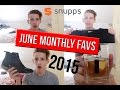 June Favourites Featuring Snupps app