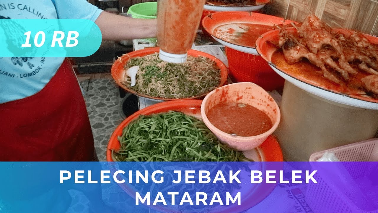 Pelecing kangkung Jebak Beleq yang sudah terkenal enak | Mataram | IndonesiaFood | Cari Kuliner