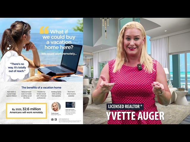 Yvette Auger Real Estate Advice "What if we could work from paradise?"