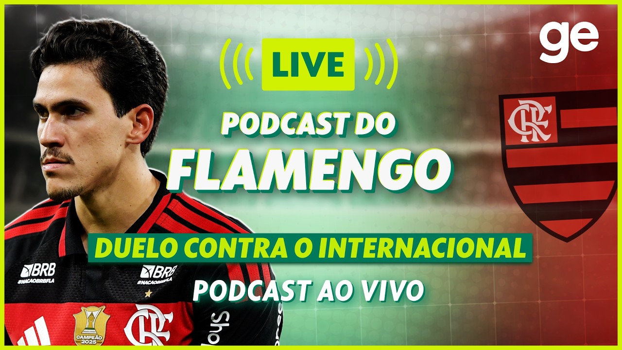 AO VIVO! GE FLAMENGO ANALISA EMPATE COM O INTERNACIONAL PELO BRASILEIRÃO | #podcast | ge.globo