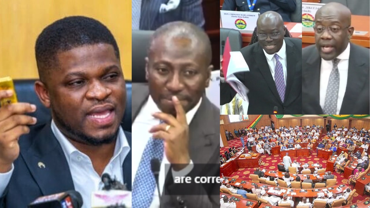 Sammy Gyamfi Makes NPP MPs Shakes In Fear In Parliament With GOLDBOD As Ato Forson Praises