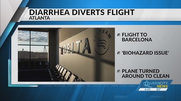 Delta flight returns to Atlanta after alleged diarrhea incident