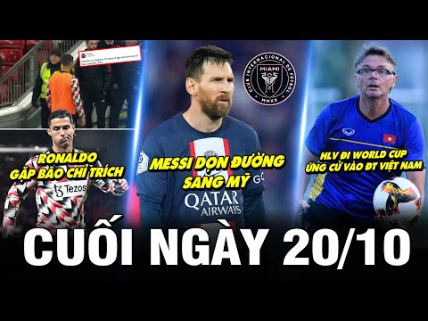 Video BẢN TIN CUỐI NGÀY 20/10: RONALDO GẶP BÃO DƯ LUẬN,... - youtube