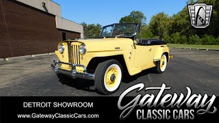 1949 Willys Jeepster Gateway Clic Cars Detroit Det