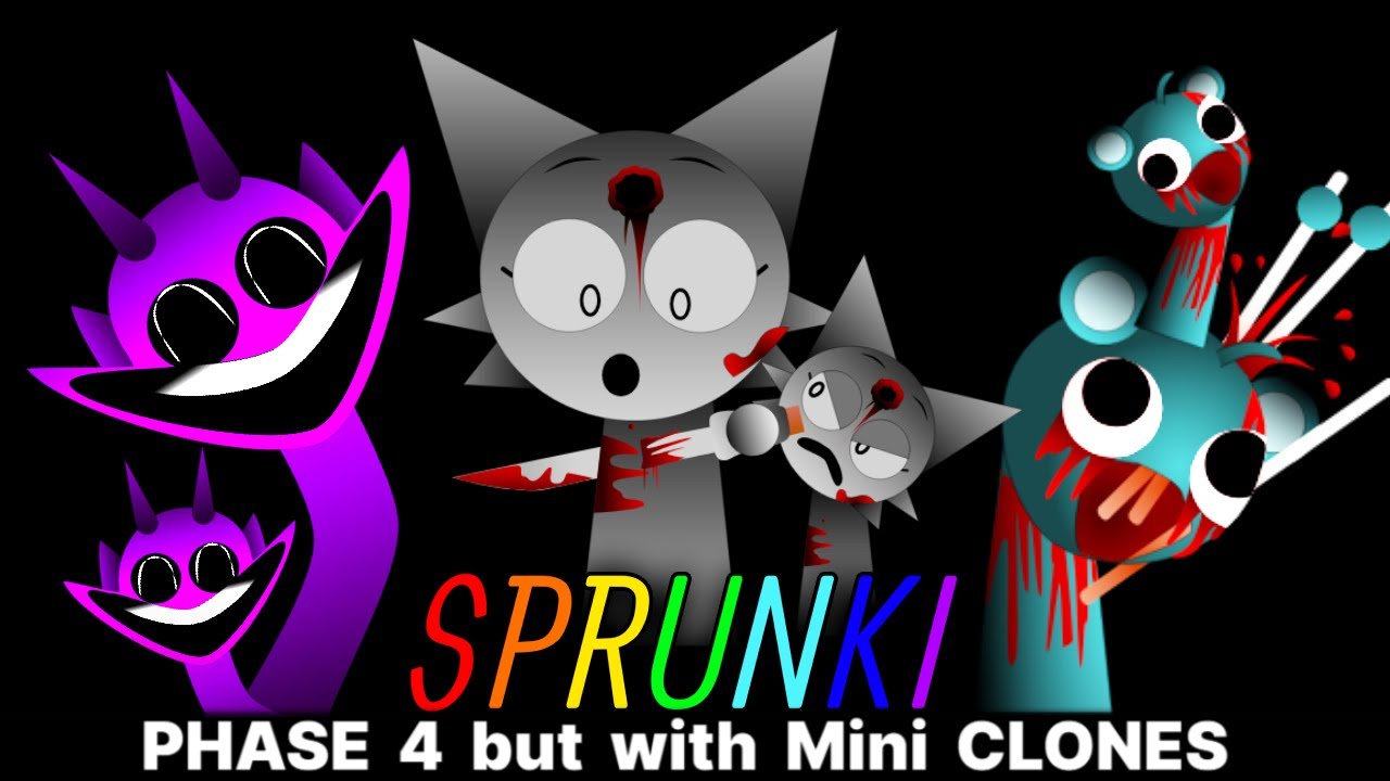 Sprunki PHASE 4 But With MINI CLONES
