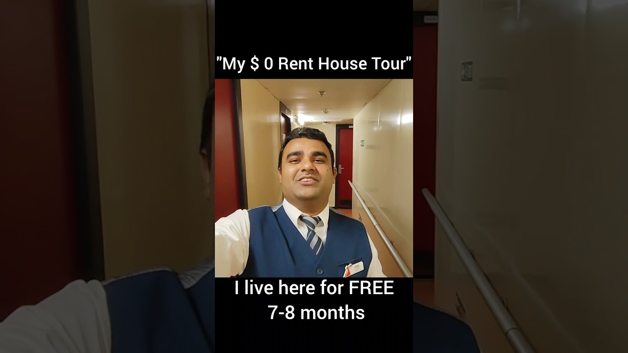 cruise ship cabin tour 🚢⚓ I live here free 7-8 month #seaferarlife #cruiseship #minivlog #cabintour
