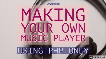 Php Audio Music Player for Linux & Windows || PHP