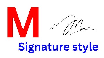 M letter signature style | M signature style | Signature ideas for letter M 