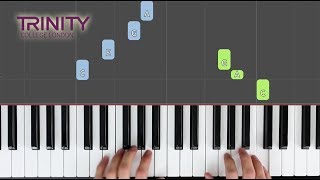 Hand in Hand / TRINITY Piano Grade 1 2018-2020 / Synthesia 'live keys' tutorial