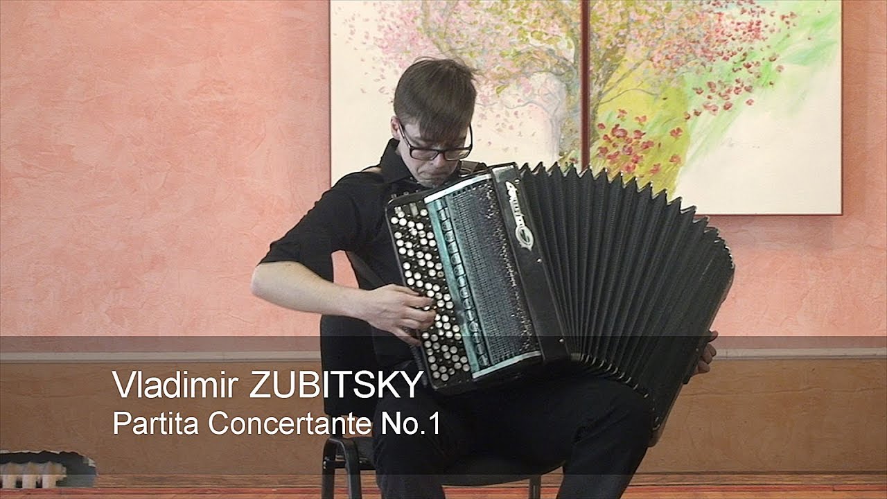 Zubitsky: Partita Concertante 1, p.3-5 ACCORDION Зубицкий: Партита 2 Puneyko Роман Пунейко баян