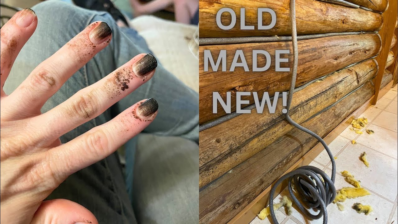 How To Chink A Log Cabin | Winter Project