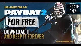 Payday 2 Going Free To Play (For A Limited Time)