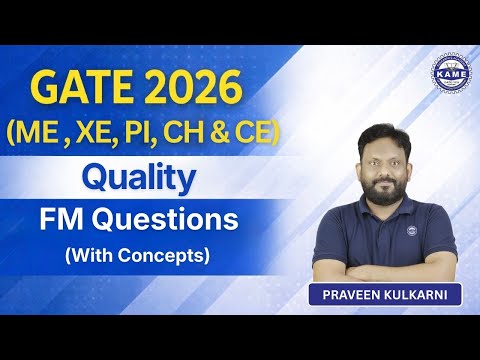Quality Questions on Fluid Mechanics #KAME #FluidMechanics #GATE2026 #PKSir #BARC