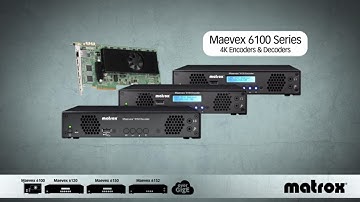 Maevex 6100 Series - Enterprise Encoders & Decoders for Streaming and Recording