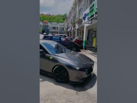 Mazda 3 BP install eibach pro kit lowered spring - YouTube