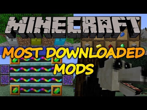 Minecraft 10 Most Downloaded Mods EVER (2018)