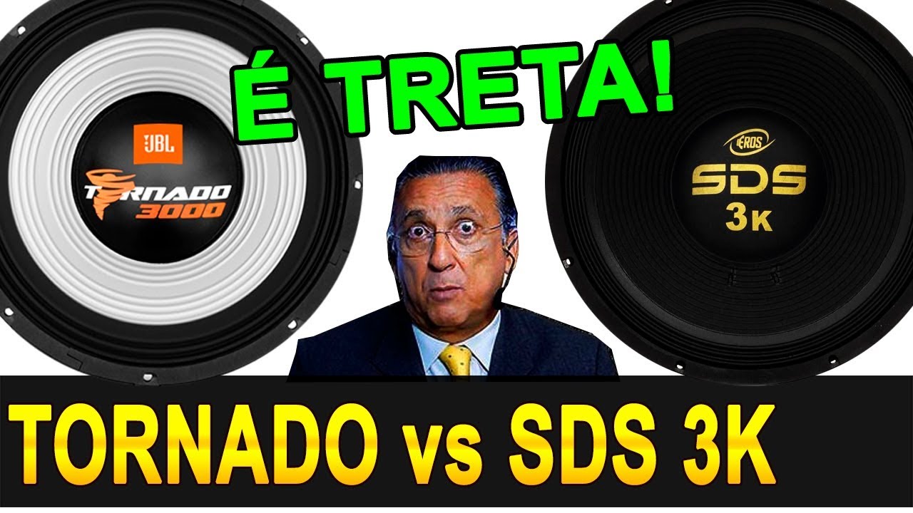 TRETA! JBL Tornado 3000 VS Eros SDS 3K