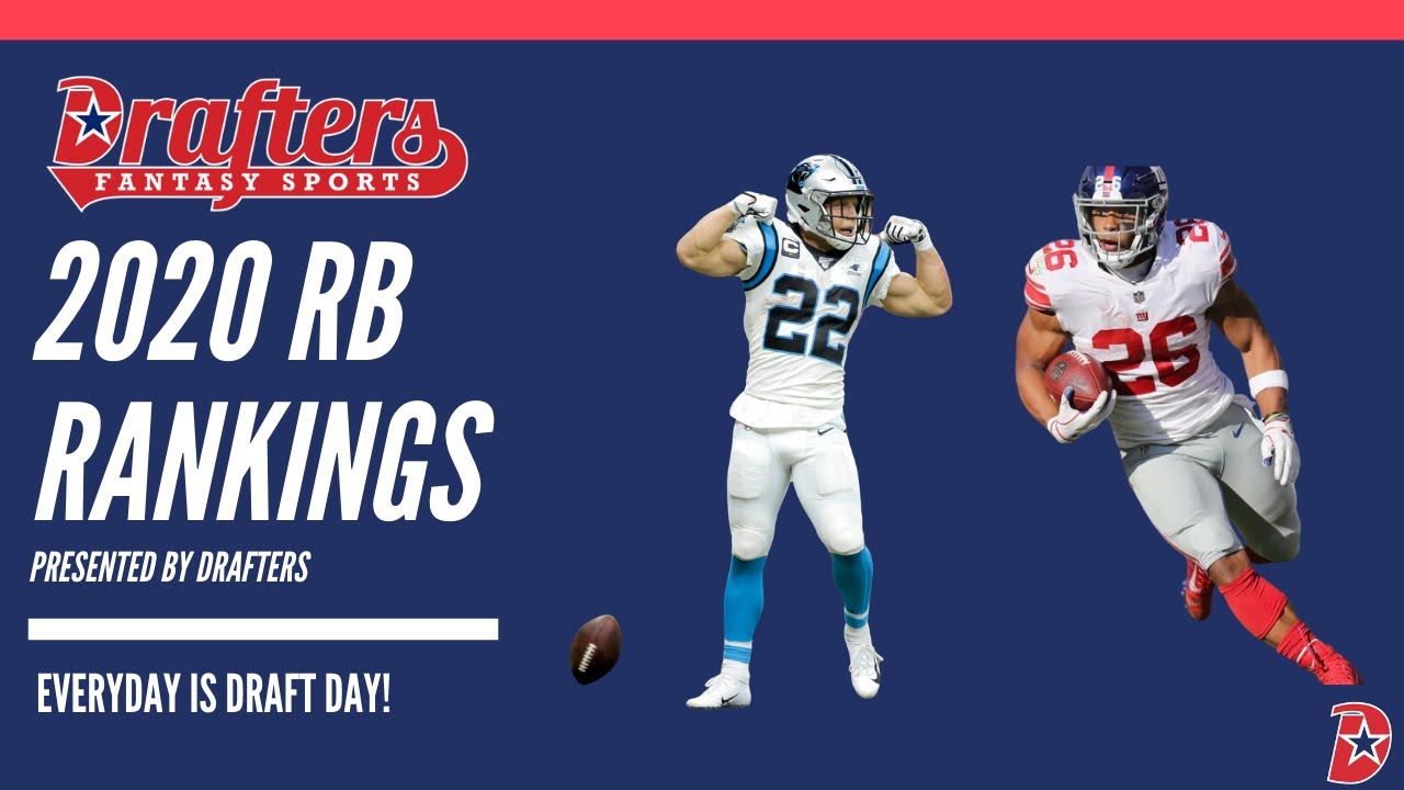 2020 Fantasy Football RB RANKINGS with Peter Overzet